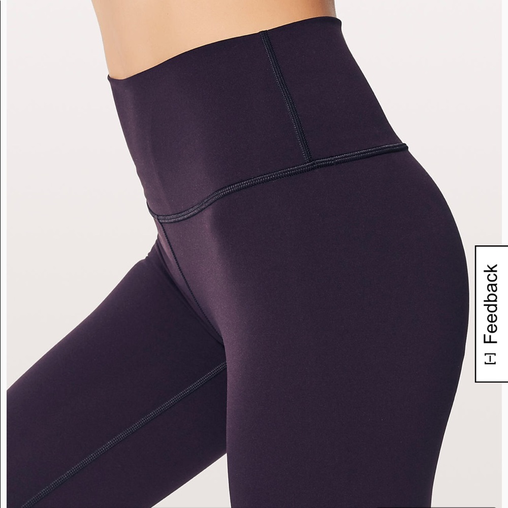 Lululemon 7/8 Under Wunder, Size 6, Purple